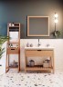 Шкаф пенал Creto Provence 49 9-1050W Wood массив дерева