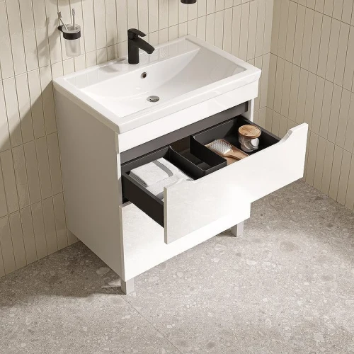 Тумба с раковиной Iddis Ray 70 RAY70WFi95K напольная цвет Белый