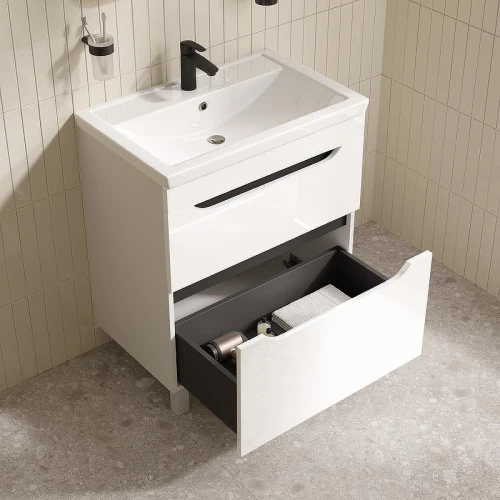 Тумба с раковиной Iddis Ray 70 RAY70WFi95K напольная цвет Белый