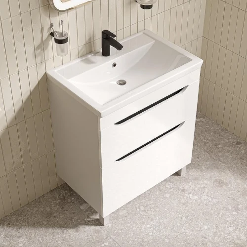 Тумба с раковиной Iddis Ray 70 RAY70WFi95K напольная цвет Белый