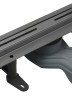 Душевой лоток Cezares Люкс (Lux) LUX-LD-70-GM с решеткой цвет Оружейная сталь
