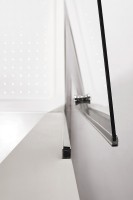 Душевой уголок Cezares Eco 90x90 ECO-O-R-2-90-P-Cr профиль Хром стекло рифленое