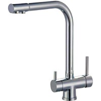 Смеситель для кухни ZorG Sanitary ZR 348 YF NICKEL Никель