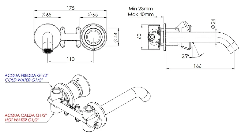 Смеситель для раковины Remer Element ET15PBO цвет Белый матовый