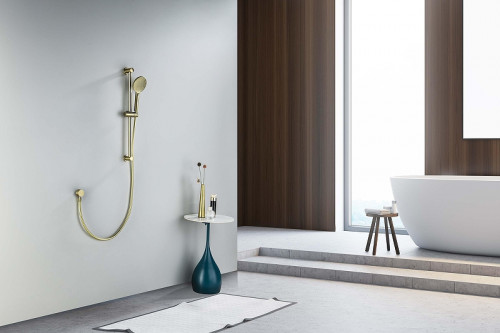 Душевой гарнитур Aquatek Оберон AQ2016BG цвет Золото шлифованное