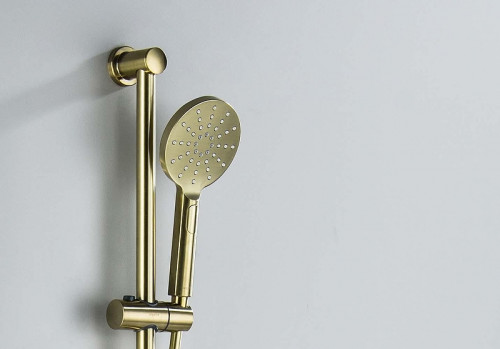 Душевой гарнитур Aquatek Оберон AQ2016BG цвет Золото шлифованное