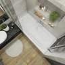 Акриловая ванна Lavinia Boho Bristol 160х75 S2-35020060 цвет Белый глянцевый с каркасом и панелью