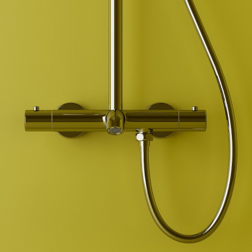 Душевая система Sancos Game SC3001CH с термостатом Хром латунь на стену