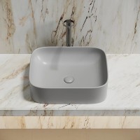 Раковина-чаша Ceramicanova Element 51 CN6052MSG Серая матовая фарфор накладная