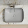 Раковина-чаша Ceramicanova Element 51 CN6052MSG Серая матовая фарфор накладная