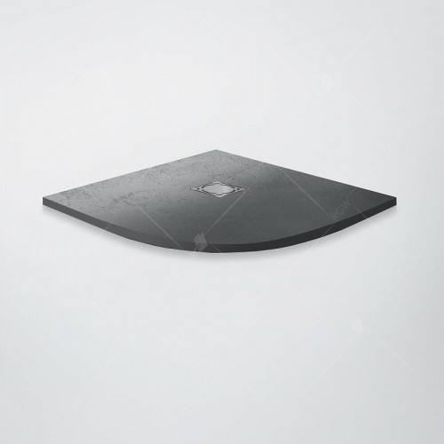 Душевой поддон из искусственного камня RGW Stone Tray ST/R-G 90х90 16153099-02 Графит
