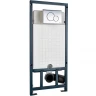 Комплект унитаза Ceramicanova Vogue CN4008T с сиденьем Микролифт и инсталляцией WeltWasser WW Marberg 507 10000005949+10000005952 с клавишей смыва Хром глянцевый