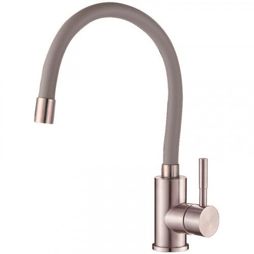 Смеситель для кухни Viko V-4468 Нержавеющая сталь Серый