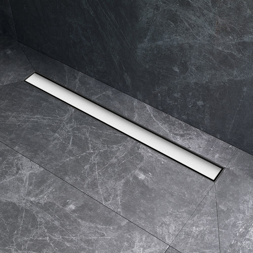 Душевой лоток AM.PM MasterFlow 80 W01SC-U11-080-04SB с решеткой Хром матовый / под плитку Tile