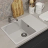 Кухонная мойка Uperwood ECON UPD-506-001 60 4910201239 цвет Белый камень
