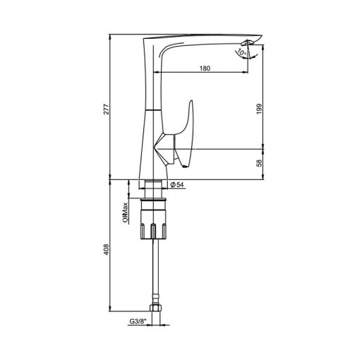Смеситель для кухни Paini Verona VRCR572KM Хром
