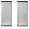 Душевой уголок Aquanet Delta Cube NPE1142 90x90 профиль Хром, стекло прозрачное