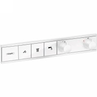 Смеситель для душа Hansgrohe RainSelect 15381700 с термостатом Белый матовый латунь встраиваемый