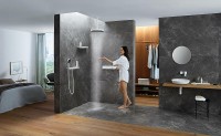 Смеситель для душа Hansgrohe RainSelect 15381700 с термостатом Белый матовый латунь встраиваемый