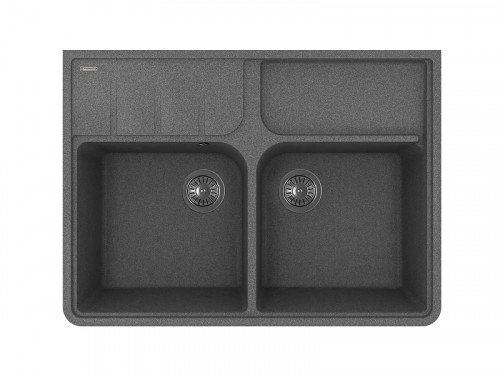 Кухонная мойка Florentina Вилладжио 90 20.385.F0898.102 цвет Черный