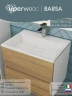 Раковина Uperwood Barsa 60 2911120345 цвет Белый глянцевый