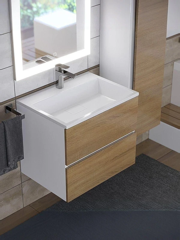 Раковина Uperwood Barsa 60 2911120345 цвет Белый глянцевый