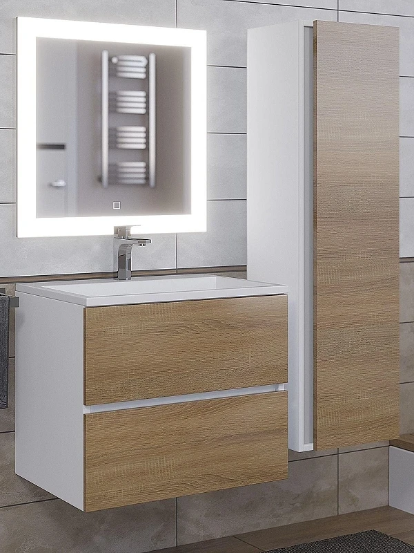 Раковина Uperwood Barsa 60 2911120345 цвет Белый глянцевый