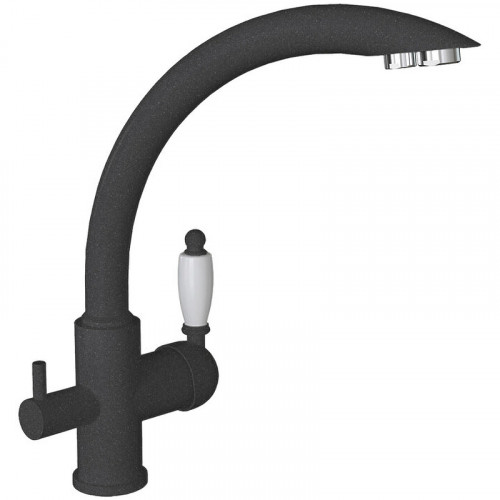 Смеситель для кухни Florentina Шале 333.25H.2113.102 Черный латунь