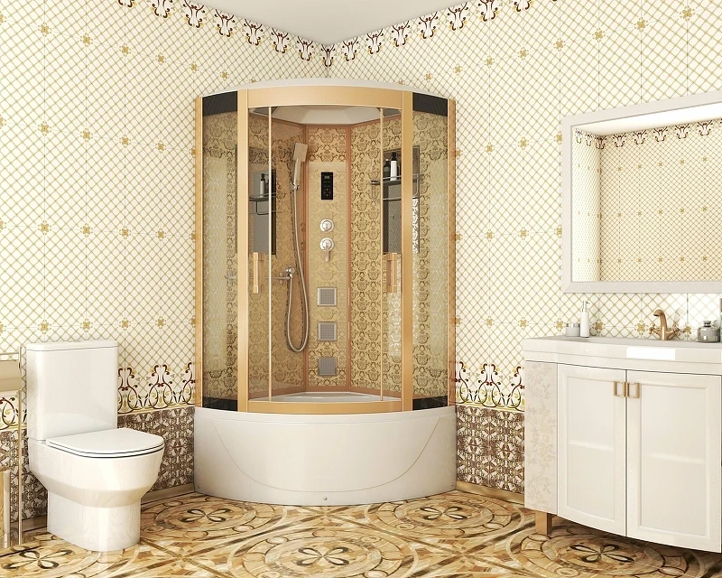Душевая кабина Niagara Luxe NG-7790G 90x90 с гидромассажем