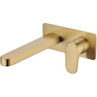Смеситель для раковины Boheme Spectre 455-BR Бронза латунь встраиваемый