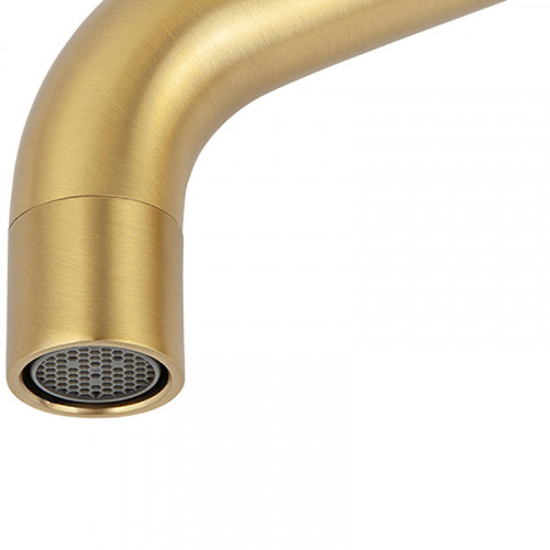 Смеситель для раковины Kaiser Vita 43211-3 Шлифованное золото латунь