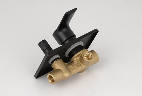 Смеситель для душа Remer Energy EY09HRGNO Черный матовый латунь встраиваемый