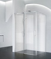 Душевой уголок BelBagno Acqua 120х100 ACQUA-AH-1-120/100-C-Cr профиль Хром стекло прозрачное