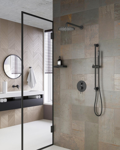 Душевая система Timo Saona SX-2309/03SM цвет Черный матовый