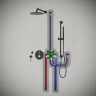 Душевая система Timo Saona SX-2309/03SM цвет Черный матовый