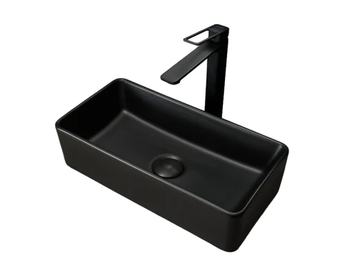 Раковина-чаша Gid Geometrico Bm1104 46 53359 цвет Черный матовый