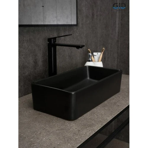 Раковина-чаша Gid Geometrico Bm1104 46 53359 цвет Черный матовый