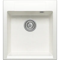 Кухонная мойка Polygran Argo-460 №36 473363 Белый хлопок искусственный камень (литьевой мрамор) встраиваемый