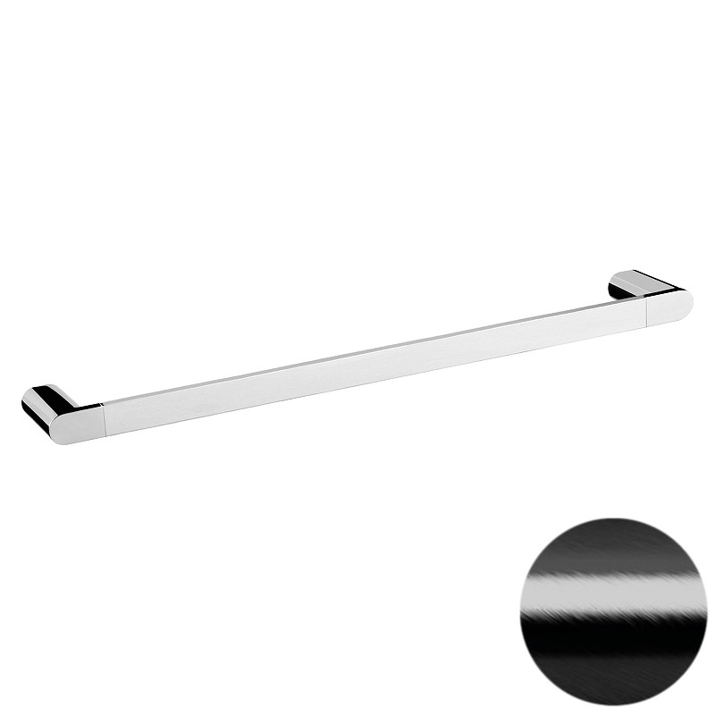 Полотенцедержатель Remer Lounge LN30CFP цвет Черный брашированный хром