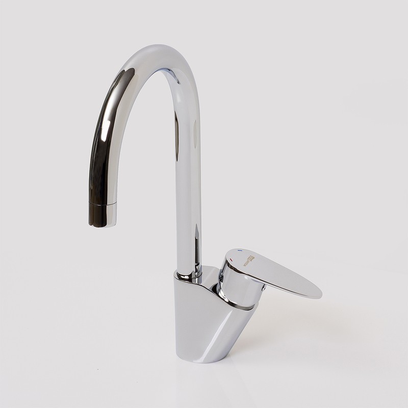 Смеситель для кухни WasserKRAFT Leine 3507 Хром латунь