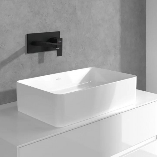 Смеситель для раковины Villeroy&Boch Architectura Square TVW125003000K5 цвет Черный матовый