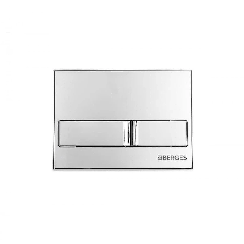 Комплект унитаза Vincea Evo Rimless VT1-34S с инсталляцией Berges Novum L3 040213 с сиденьем Микролифт и клавишей смыва Хром фарфор подвесной