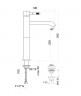 Смеситель для раковины Fiore Xenon 44NN5288 цвет Черный матовый