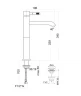 Смеситель для раковины Fiore Xenon 44NN5288 цвет Черный матовый