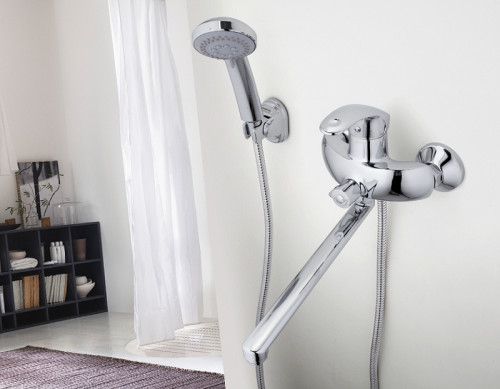 Смеситель для ванны Frap H21 F2221 универсальный Хром латунь на стену