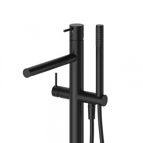 Смеситель для ванны Cezares Leaf LEAF-VDP-L-NOP цвет Черный матовый