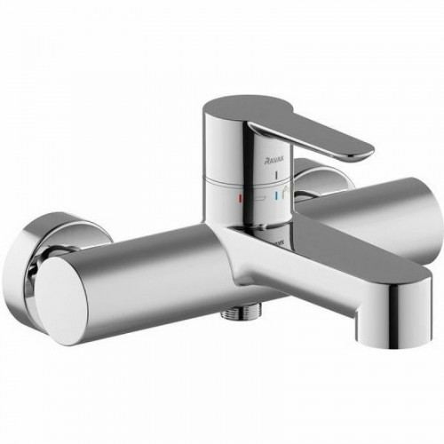 Смеситель для ванны Ravak Puri PU 022.00/150 X070115 Хром латунь на стену