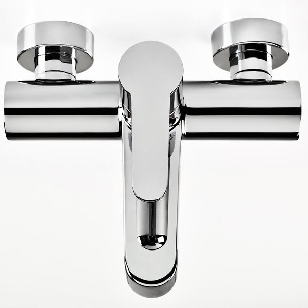 Смеситель для ванны Ravak Puri PU 022.00/150 X070115 Хром латунь на стену