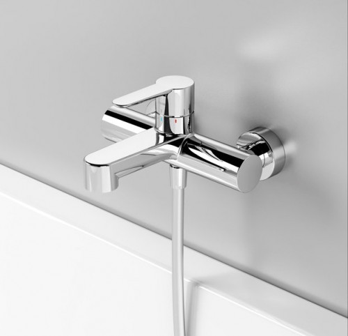 Смеситель для ванны Ravak Puri PU 022.00/150 X070115 Хром латунь на стену