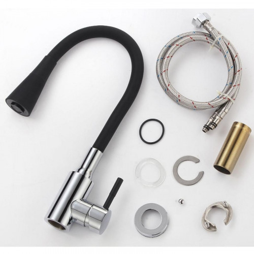 Смеситель для кухни Savol S-3002AM01 цвет Хром Черный